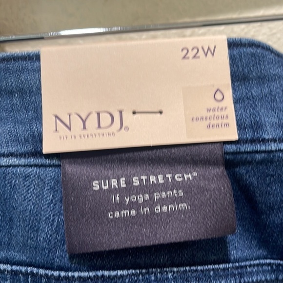 NYDJ High Straight Jeans In Plus Size 22W NWT - Picture 7 of 12